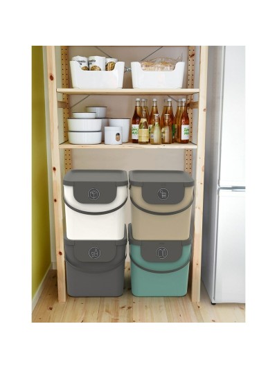 Recipiente contenedor Rotho Albula Verde 40 L Rectangular