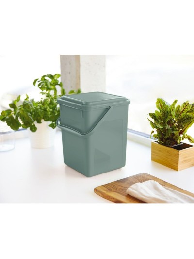 Recipiente contenedor Rotho                                 Verde 9 L