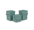 Recipiente contenedor Rotho                                 Verde 9 L