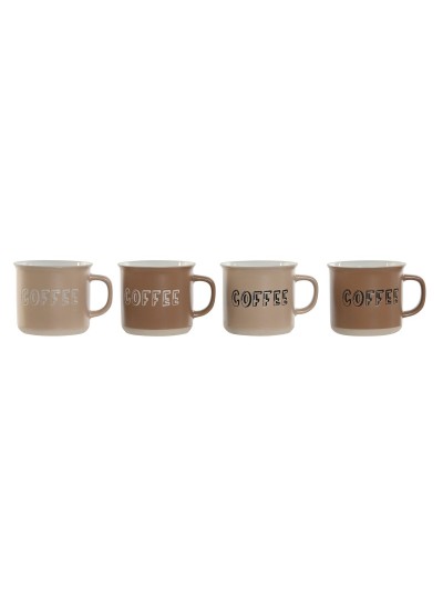 Ensemble de 4 mugs Home ESPRIT Multicouleur