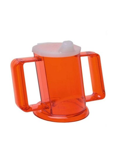 Taza Termo con Tapa SUNDO 21253 Rojo (1 unidad)
