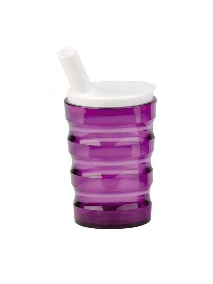 Taza Termo con Tapa SUNDO 21016 Púrpura 200 ml