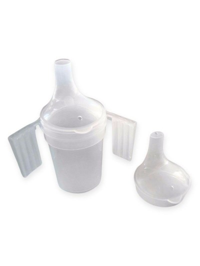 Tasse Thermos avec Couvercle PDS CARE Translucide 200 ml