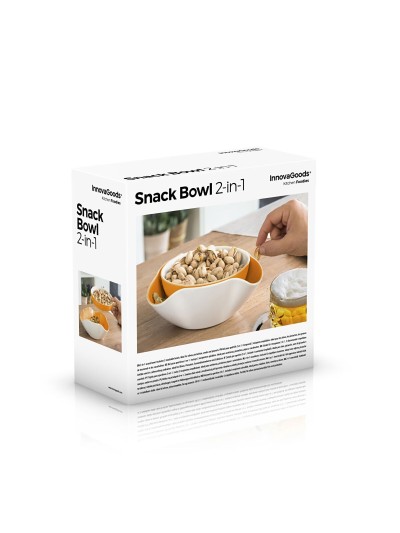 Bols para Aperitivos 2 en 1 InnovaGoods 2 Piezas