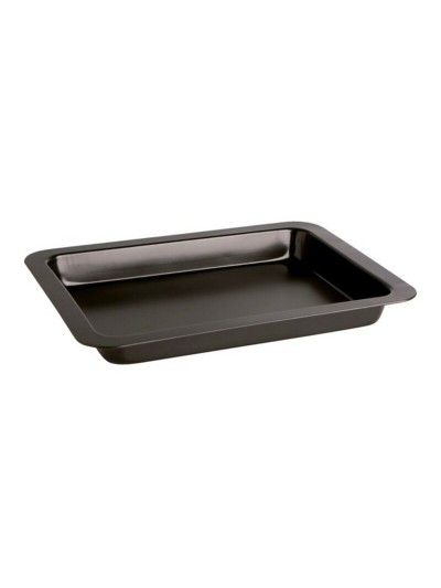 Plaque de Cuisson Antiadhésive Quid Sweet Grey Noir acier galvanisé 43 x 29 x 2 cm