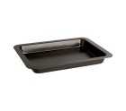 Bandeja para Horno Antiadherente Quid Sweet Grey Negro Acero Galvanizado 43 x 29 x 2 cm