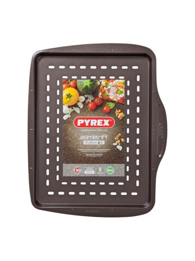 Bandeja para Horno Pizza Pyrex Asimetria Acero Galvanizado (37 cm)