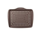 Bandeja para Horno Pizza Pyrex Asimetria Acero Galvanizado (37 cm)