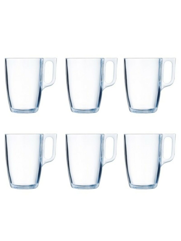 Set of Mugs Luminarc Nuevo (6 pcs) Transparent Glass 400 ml (6 Pieces)