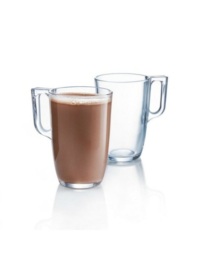 Set of Mugs Luminarc Nuevo (6 pcs) Transparent Glass 400 ml (6 Pieces)