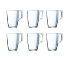 Juego de Tazas Luminarc Nuevo Transparente Vidrio 320 ml (6 Piezas)