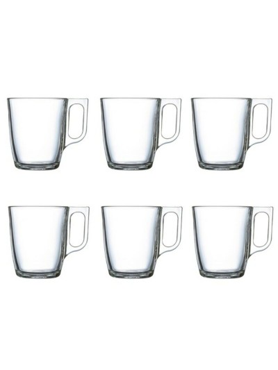 Juego de Tazas Luminarc Nuevo (6 pcs) Transparente Vidrio 250 ml (6 Piezas)