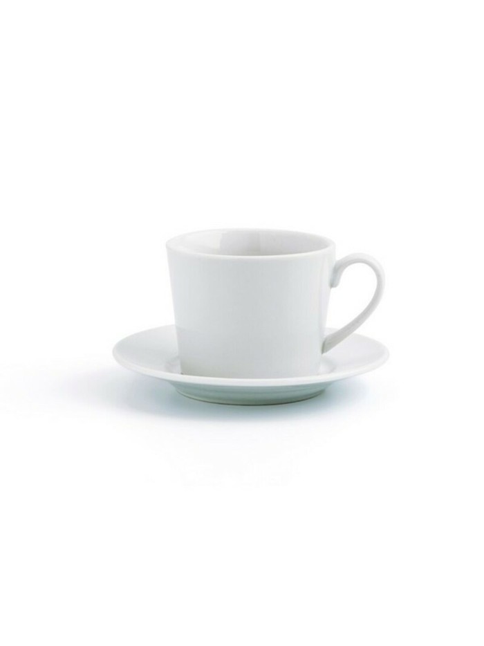 Ensemble de tasses à café Quid 001442 (12 pcs) Transparent Céramique 220 ml 6 Pièces