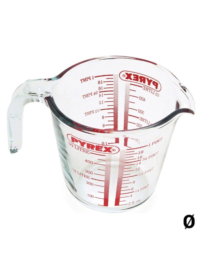 Pichet gradué Pyrex Classic Vidrio Transparent verre