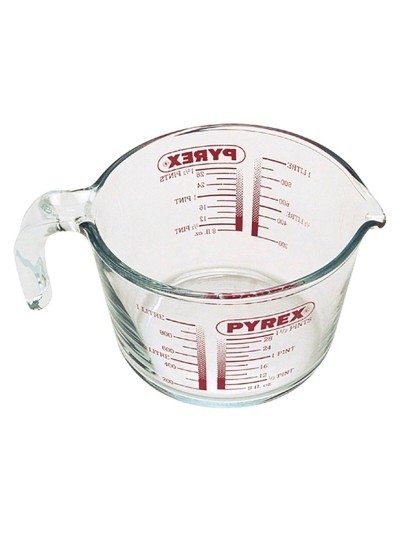 Pichet gradué Pyrex Classic Vidrio Transparent verre