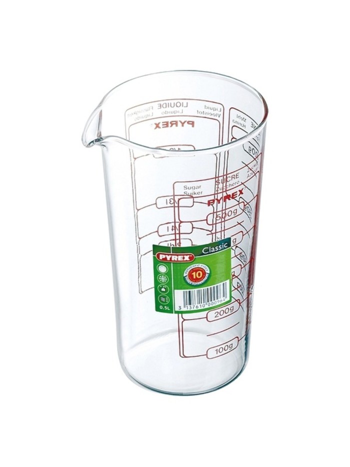 Vaso Pyrex Classic Vidrio Transparente Vidrio (0,5 L)