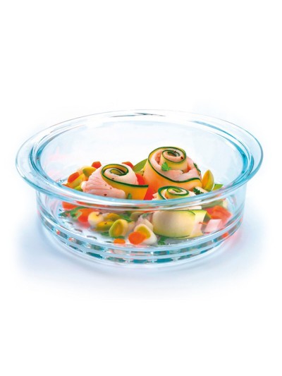 Fuente para Horno Pyrex Steam&Care Transparente Vidrio