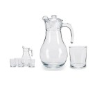 Set de Vasos BIG-S3604465 Transparente Vidrio Jarra 4 x (40 cl) / 1 x (1,8 l)