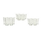 Set de Vasos S18091/BHA Transparente Vidrio 6 x (51 cl) / 6 x (34 cl) / 6 x (23 cl)