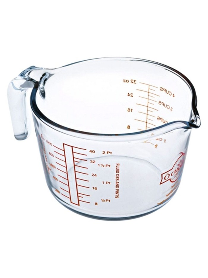 Jarra Medidora Ô Cuisine Transparente Vidrio 1 L