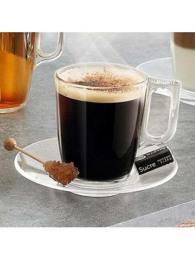 Juego de Tazas de Café Luminarc Nuevo (6 pcs) Transparente Vidrio 90 ml 6 Piezas