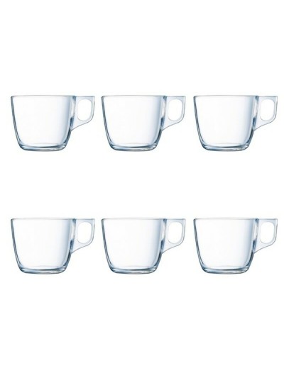 Ensemble de tasses à café Luminarc Nuevo Transparent verre 220 ml 6 Pièces (6 pcs)