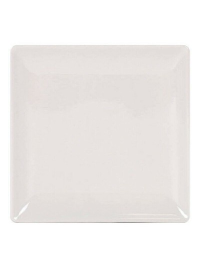 Plato Llano La Mediterránea Elite Gres Marfil 21 x 21 x 2 cm (21 cm)