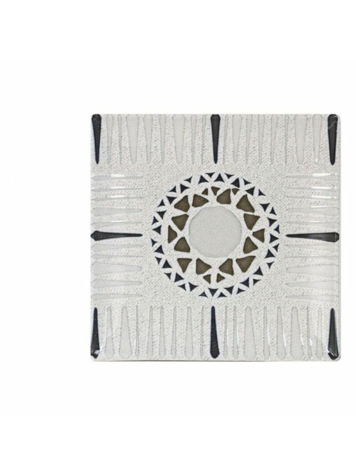 Plato de Postre La Mediterránea Barroc 18 x 18 x 2 cm (18 cm)