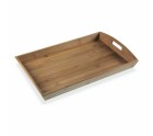 Tray Versa Wood Bamboo 32 x 6,5 x 50 cm Black