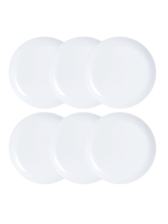 Service de vaisselle Luminarc Diwali 6 pcs Blanc verre