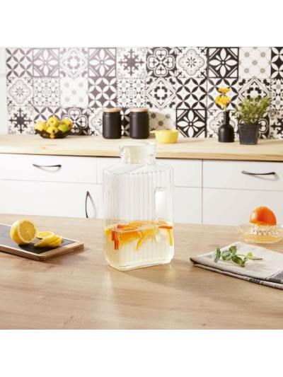 Botella de Cristal Luminarc Quadro Transparente Vidrio 2 L