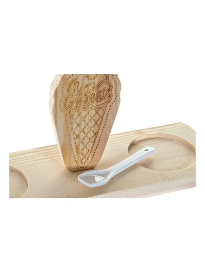 Set de Verres DKD Home Decor Multicouleur Céramique Pin