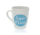Taza de Cerámica Versa Super Mamá Gres (8,5 x 10 x 8,5 cm)