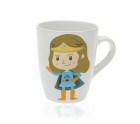 Taza de Cerámica Versa Super Mamá Gres (8,5 x 10 x 8,5 cm)