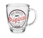 Taza Mug Original Transparente Vidrio 320 ml
