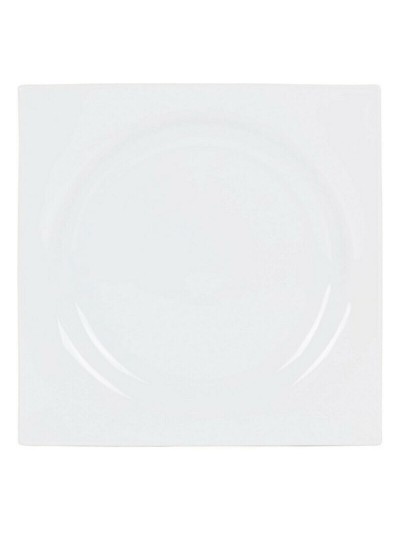 Plato Llano Zen Porcelana Blanco (27 x 27 x 3 cm)
