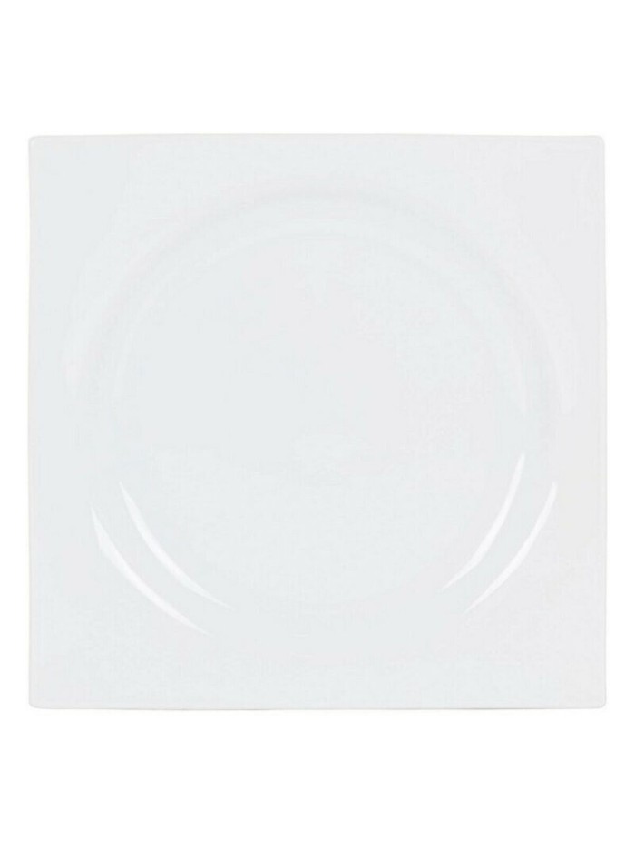 Plato Llano Zen Porcelana Blanco (27 x 27 x 3 cm)