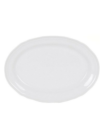 Fuente de Cocina Feuille Oval Porcelana Blanco (28 x 20,5 cm)