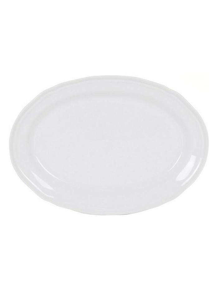Fuente de Cocina Feuille Oval Porcelana Blanco (28 x 20,5 cm)