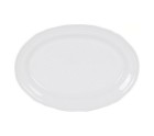 Fuente de Cocina Feuille Oval Porcelana Blanco (28 x 20,5 cm)