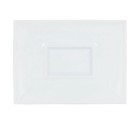 Plato Llano Gourmet Porcelana Blanco (29,5 x 22 x 3 cm)