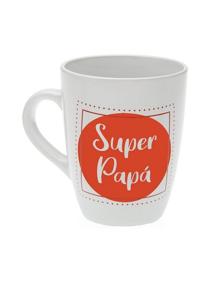 Taza Mug Versa Super Papá Gres (8,5 x 10 x 8,5 cm)
