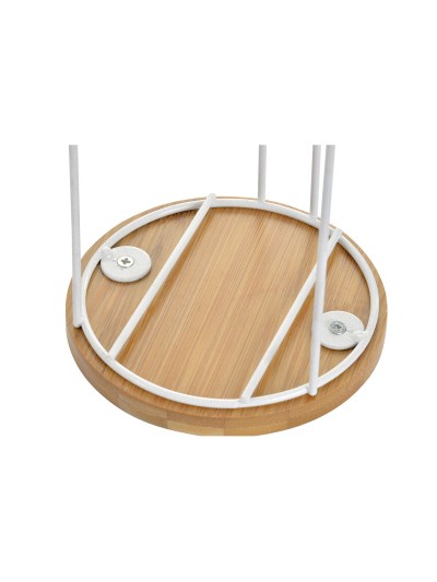 Piece Coffee Cup Set DKD Home Decor Multicolour Metal Bamboo Dolomite 260 ml