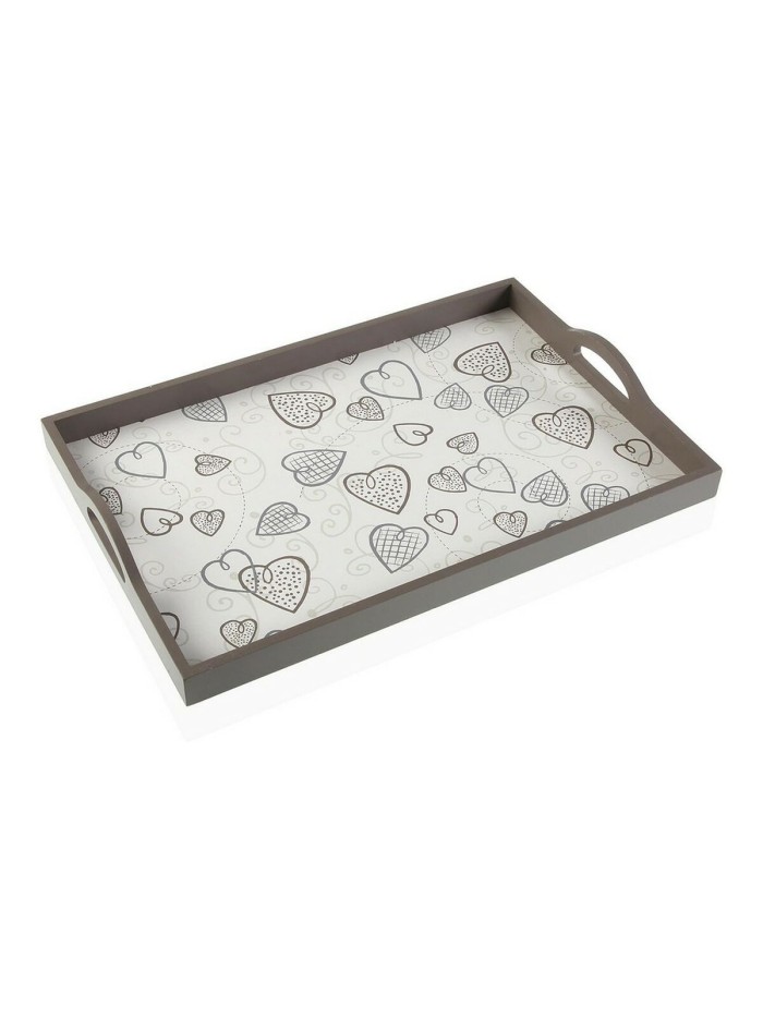 Bandeja Cozy Corazones Madera MDF (30 x 5 x 45 cm)