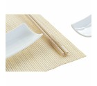 Set de sushi DKD Home Decor Bambou Grès Blanc Naturel Oriental 28,5 x 19,5 x 3,3 cm (9 Pièces) (28,5 x 19,5 x 3,3 cm)