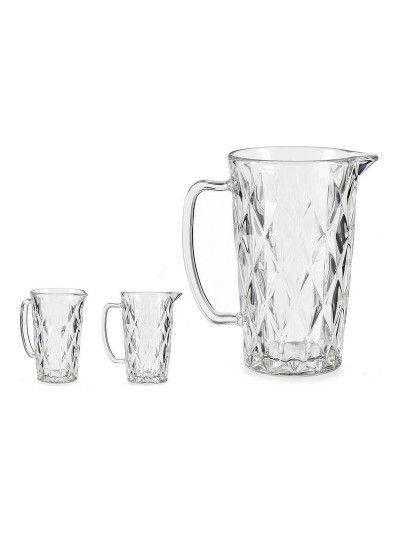 Jarra Diamante Transparente Cristal 1L