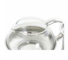 Tetera DKD Home Decor Plateado Acero Inoxidable Cristal Plástico 600 ml 15 x 12 x 12 cm