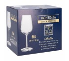 Copa de vino Bohemia Crystal Belia Transparente 6 Piezas 360 ml