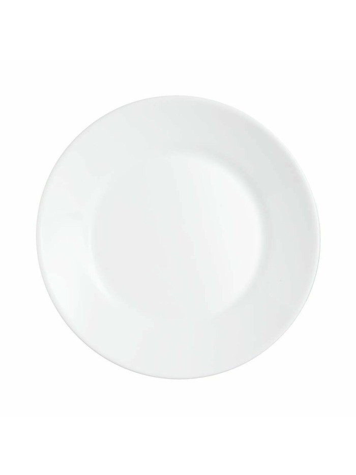 Service de vaisselle Arcoroc Restaurant Blanc verre (Ø 23,5 cm) (6 uds)