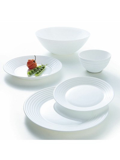 Plato de Postre Luminarc Harena Blanco Vidrio (Ø 19 cm)